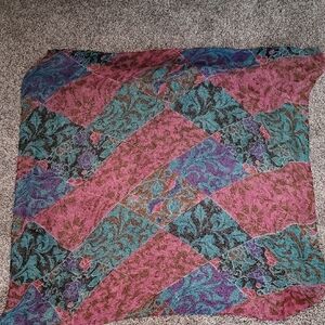 Vintage Colorful Patchwork Scarf